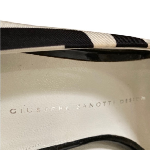 Giuseppe Zanotti Geometric 80s Inspired Retro Peep Toe Pumps Heels - Picture 8 of 10